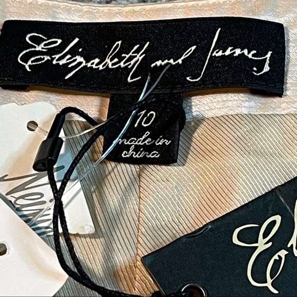 ELIZABETH AND JAMES PEAW RUMPLED STEVIE SHORT Size 10 - Picture 6 of 14